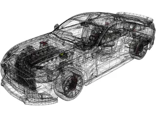 Ford Mustang RTR (2015) 3D Model preview