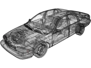 Chevrolet Impala SS (1996) 3D Model preview
