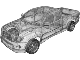 Toyota Tacoma XRunner (2011) 3D Model preview