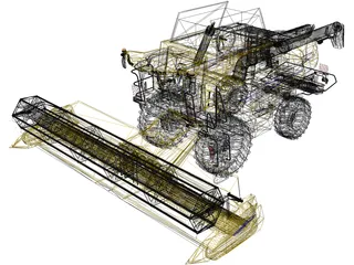 New Holland CX8 3D Model preview