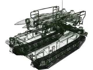 SA-6 Gainful 3D Model preview
