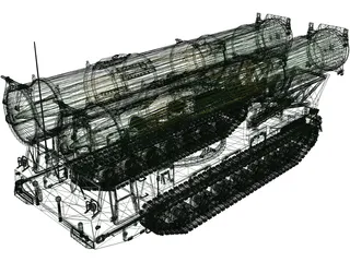 SA-12b-23b Giant TEL 3D Model preview