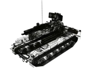 SA-19 Grison 3D Model preview