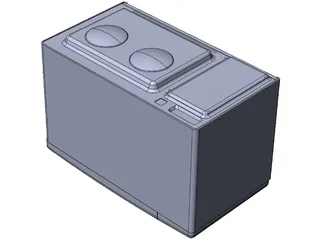 Microwave Oven 3D Model preview