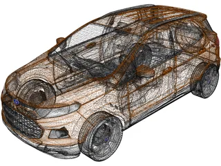 Ford EcoSport (2012) 3D Model preview