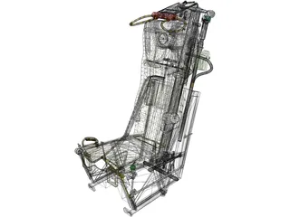 Mk7 Ejection Seat 3D Model preview