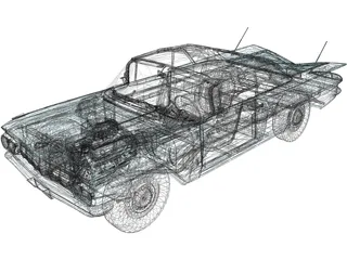 Chevrolet Impala (1963) 3D Model preview