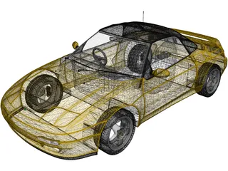 Lotus Elan (1996) 3D Model preview