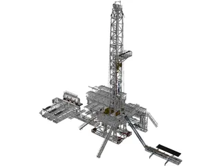 Land Rig 3D Model preview