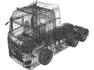 Hyundai Trago Xcient (2013) 3D Model preview