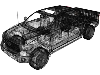 Toyota Tundra (2017) 3D Model preview