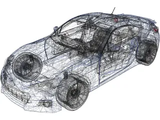 Subaru BRZ [FA20] (2014) 3D Model preview