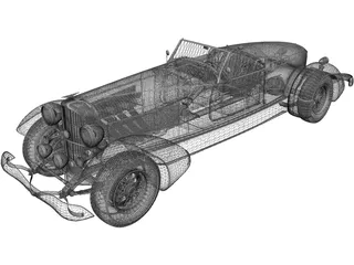 Duesenberg Speedster SJ 3D Model preview