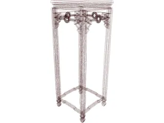 Decorative Table 3D Model preview