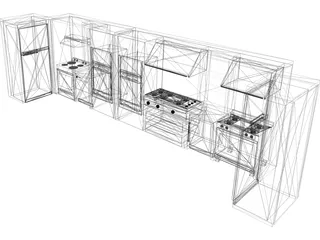 Kitchen 3D Model preview
