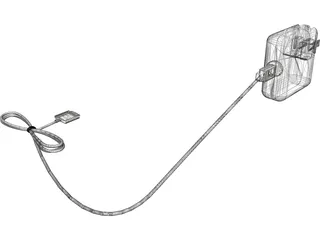 Apple iPhone Charger 3D Model preview