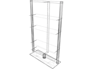 TV Stand 3D Model preview