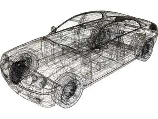 Jaguar S-Type 3D Model preview