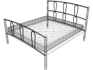 Bed 3D Model preview