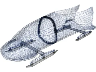 Bobsleigh 3D Model preview