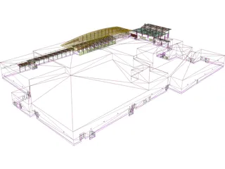Casa Grande Union High School Auditorium 3D Model preview