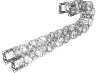 Igus Energy Chain 3D Model preview