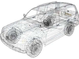 Toyota Land Cruiser (2006) 3D Model preview