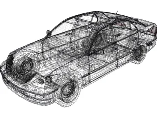 Lexus LS330 3D Model preview