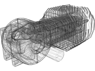 Motor 3D Model preview