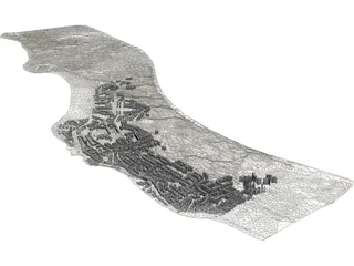 Ciudad Del Puerto 3D Model preview