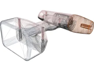 Cordless Drill 3D Model preview