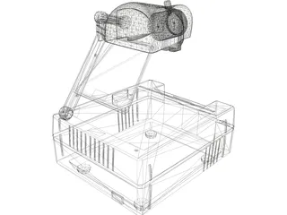 Projector 3D Model preview