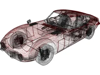 Toyota 2000GT 3D Model preview