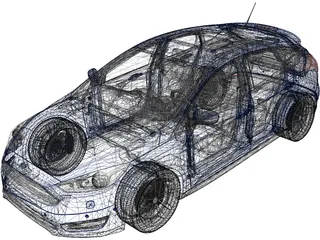 Ford Focus (2018) 3D Model preview
