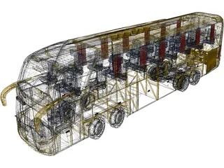 Marcopolo Paradiso (2013) 3D Model preview