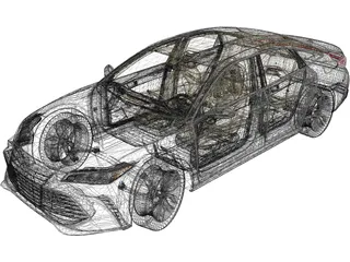 Toyota Avalon XSE (2020) 3D Model preview
