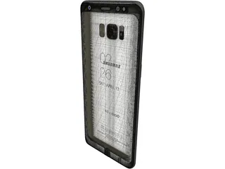 Samsung Galaxy S8 3D Model preview