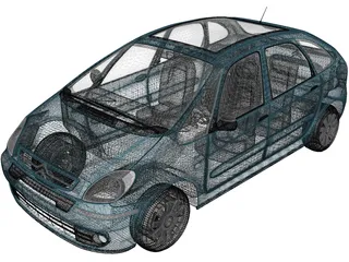 Citroen Xsara Picasso (2004) 3D Model preview