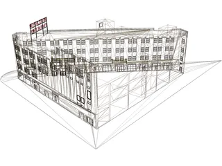 Walker Theatre Indianapolis 3D Model preview