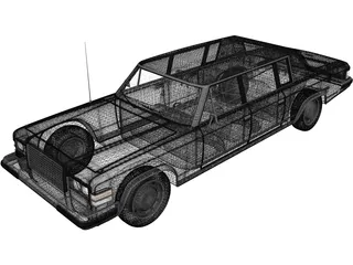 ZIL 4104 (1978) 3D Model preview