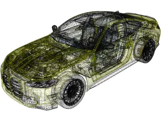BMW M4 Competition [G82] (2021) 3D Model preview