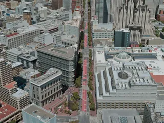 San Francisco City, USA (2020) 3D Model preview