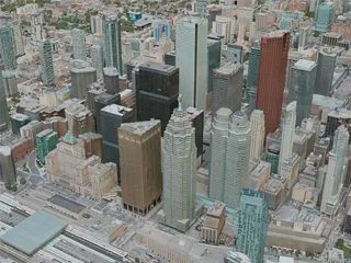 Toronto City, Canada (2020) 3D Model preview
