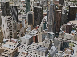 Dallas City, TX, USA (2020) 3D Model preview