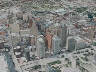 Detroit City, USA (2020) 3D Model preview