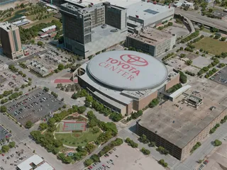 Houston City, TX, USA (2020) 3D Model preview