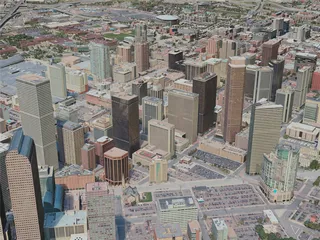 Denver City, CO, USA (2020) 3D Model preview