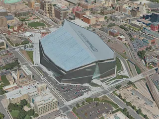 Minneapolis City, USA (2020) 3D Model preview