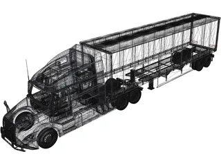 Volvo VNL (2020) 3D Model preview