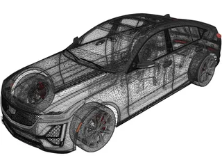 Cadillac CT5 (2020) 3D Model preview